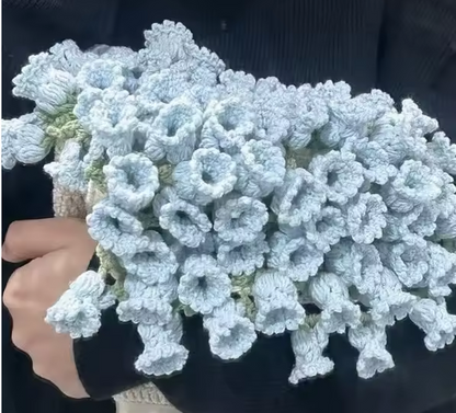 Manta floral eterna tejida a mano